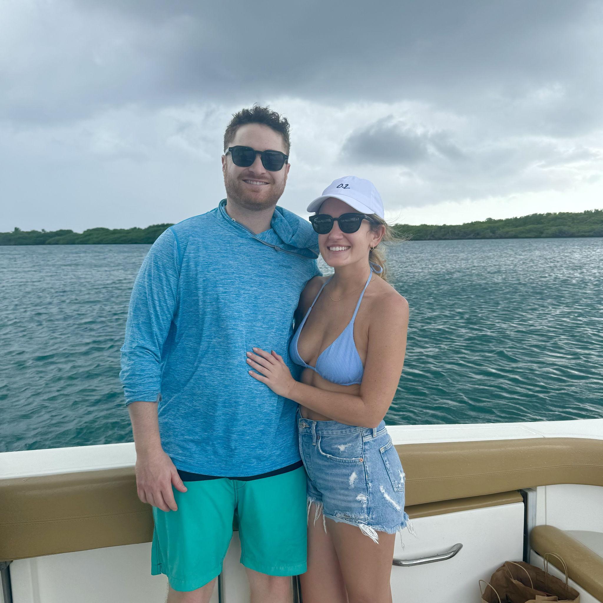 Eric is slowly becoming a boat guy