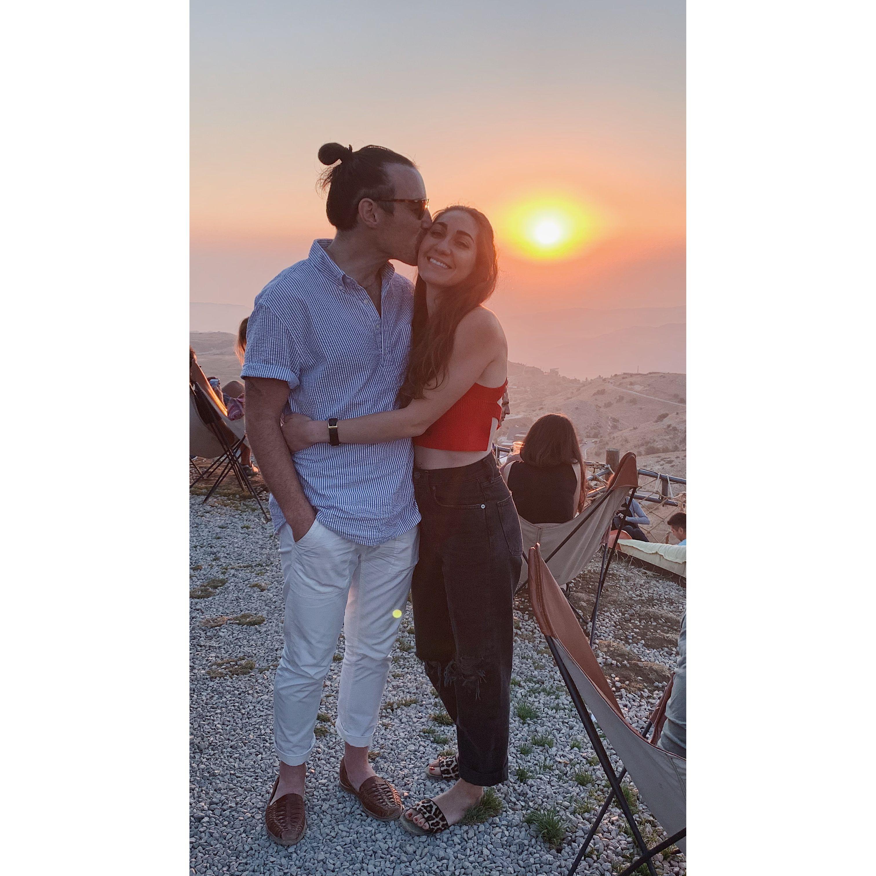 In love in the mountains of Lebanon