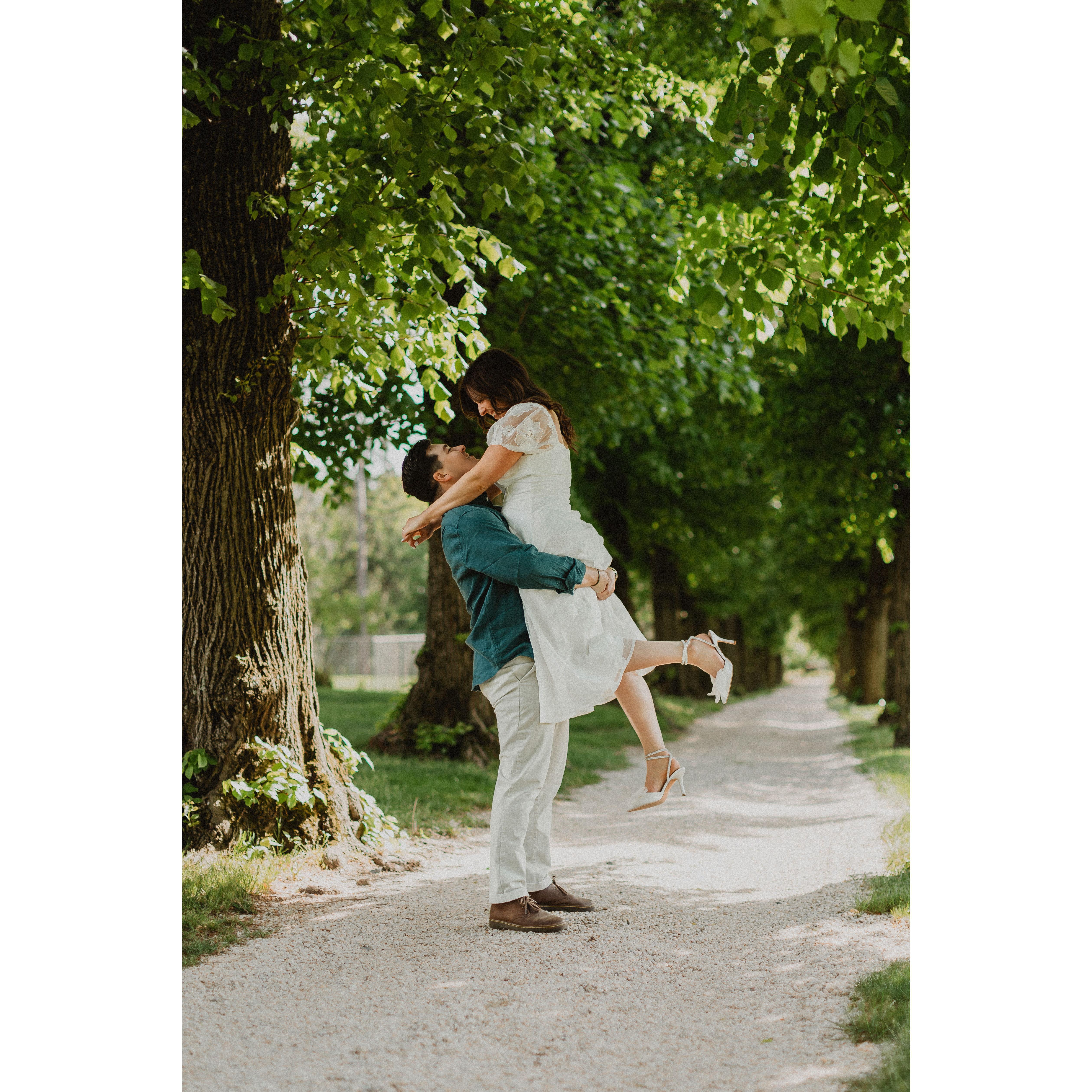“One of my favorite pictures from our engagement shoot!” - Max