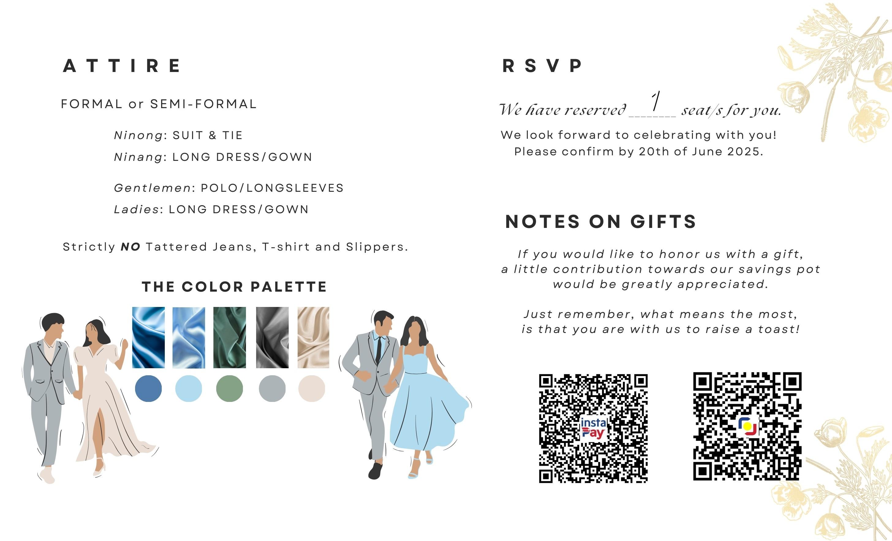 The Wedding Website of Mary Rosal and Chester Tupas