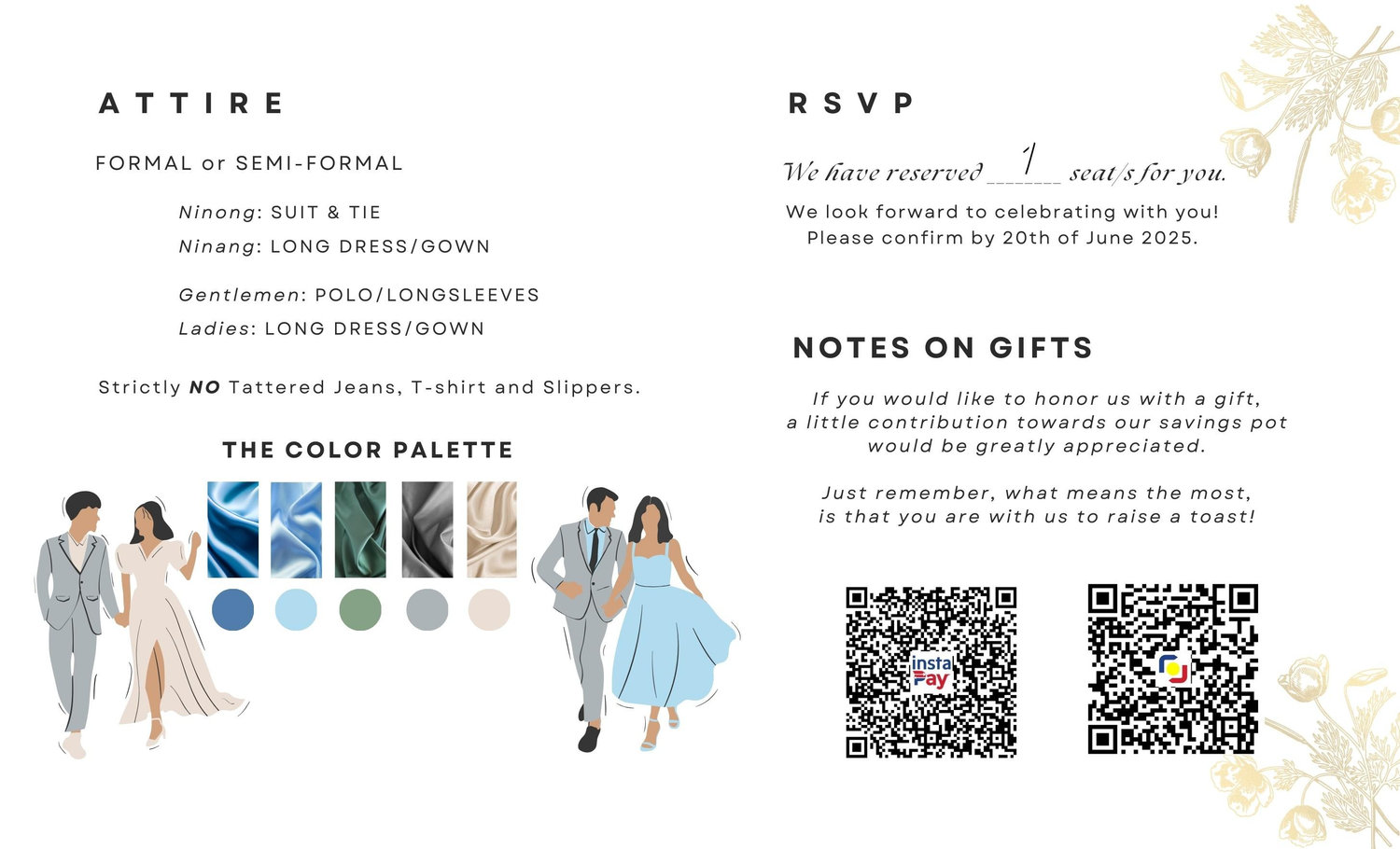 The Wedding Website of Mary Rosal and Chester Tupas