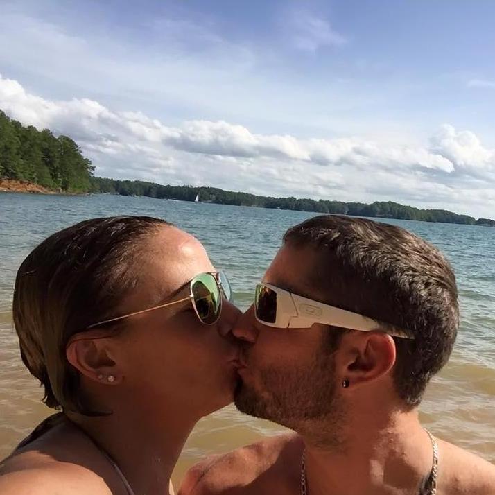 My first birthday that we celebrated together at Lake Lanier
