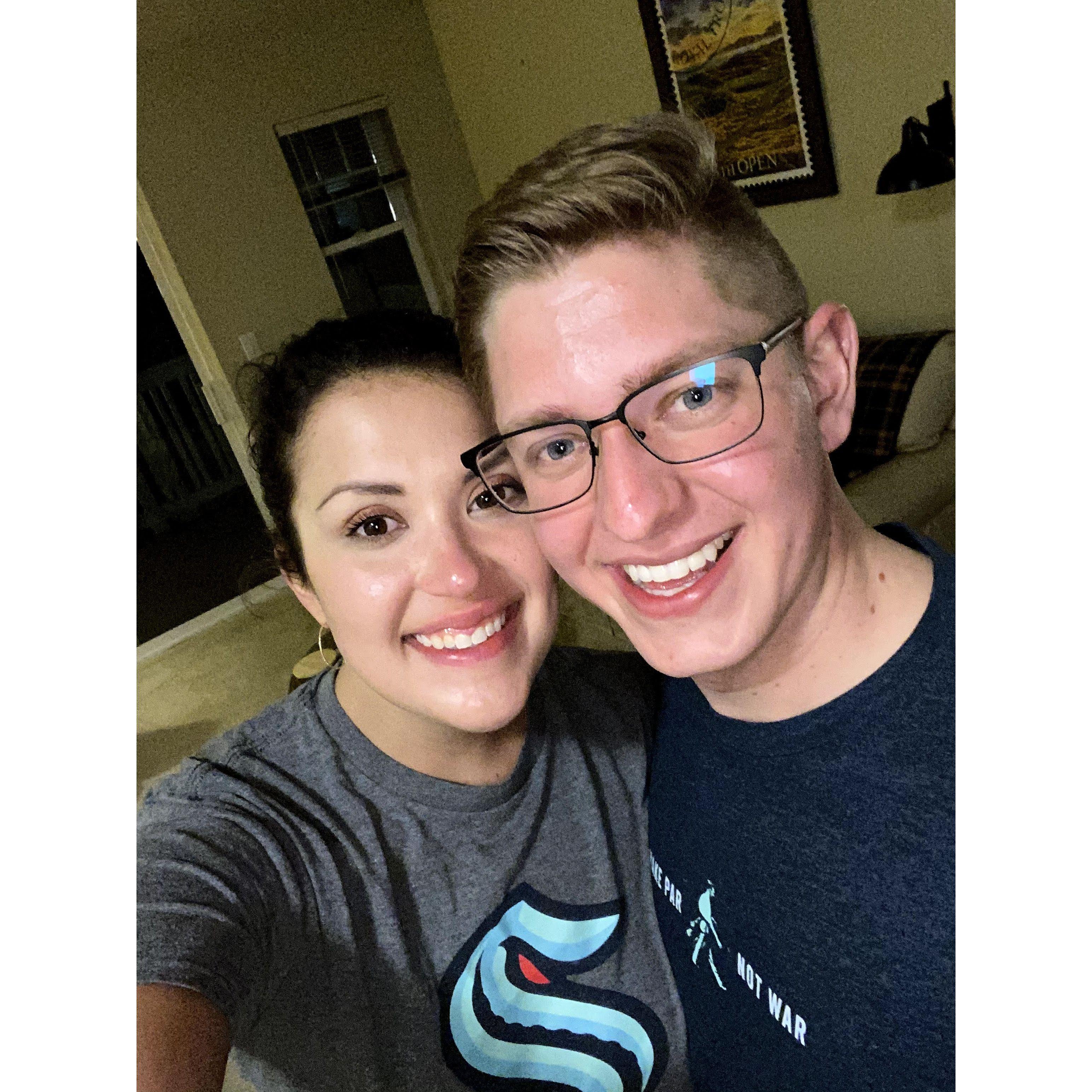 Our first picture together