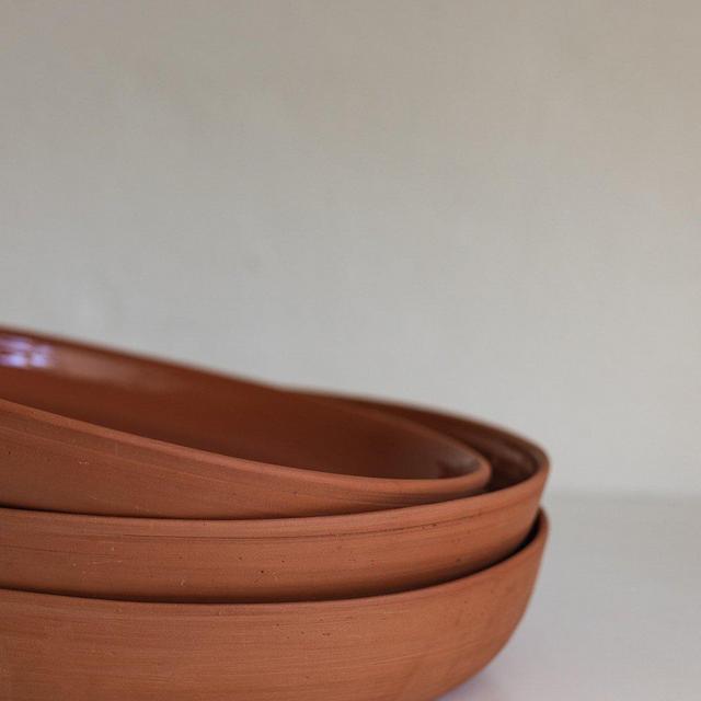 Ceramic Serving Bowl, Terracotta