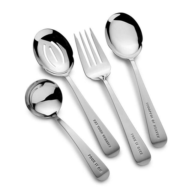 Towle Living 5126660 Dining Expressions 4-Piece Hostess Serveware Set
