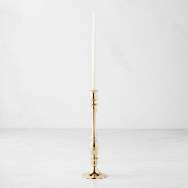 Heirloom Brass Tiny Taper Holders, Tall
