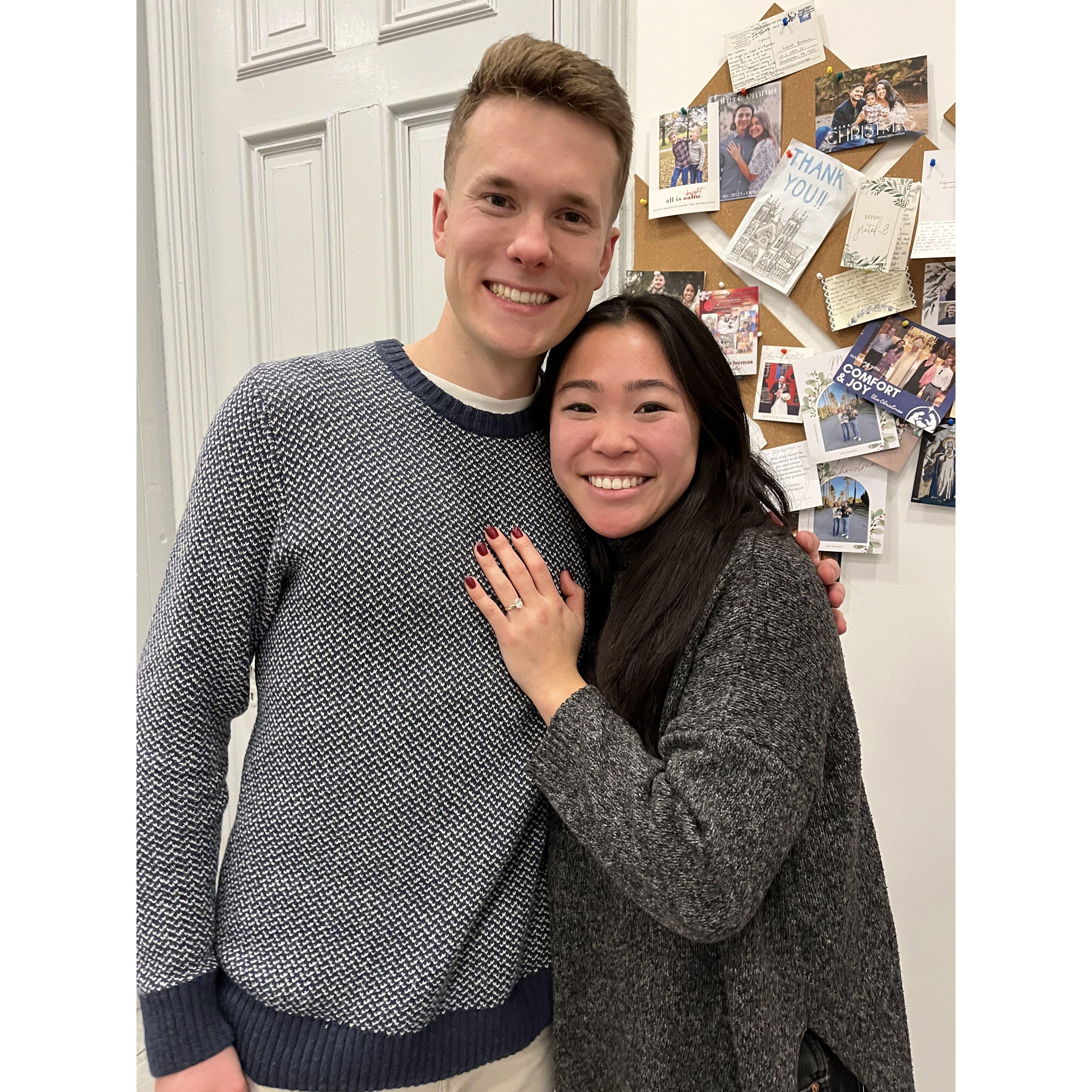 The night of the engagement!