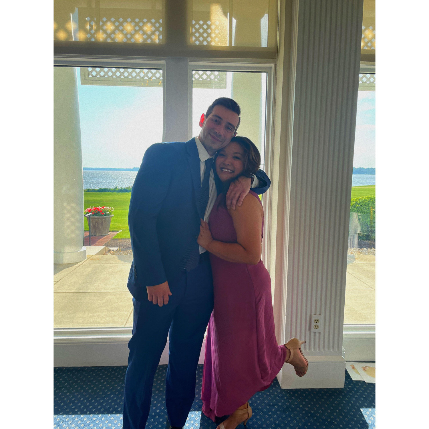 At Justin and Kathryn's wedding!