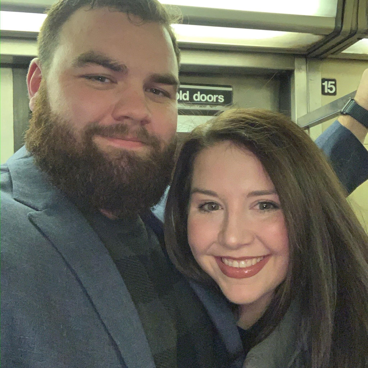 Heading to see Book of Mormon for John's Birthday