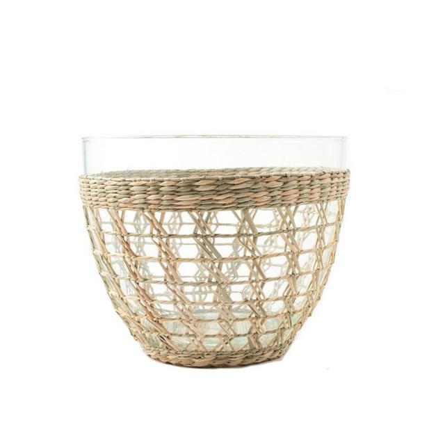 Seagrass Cage Salad Bowl