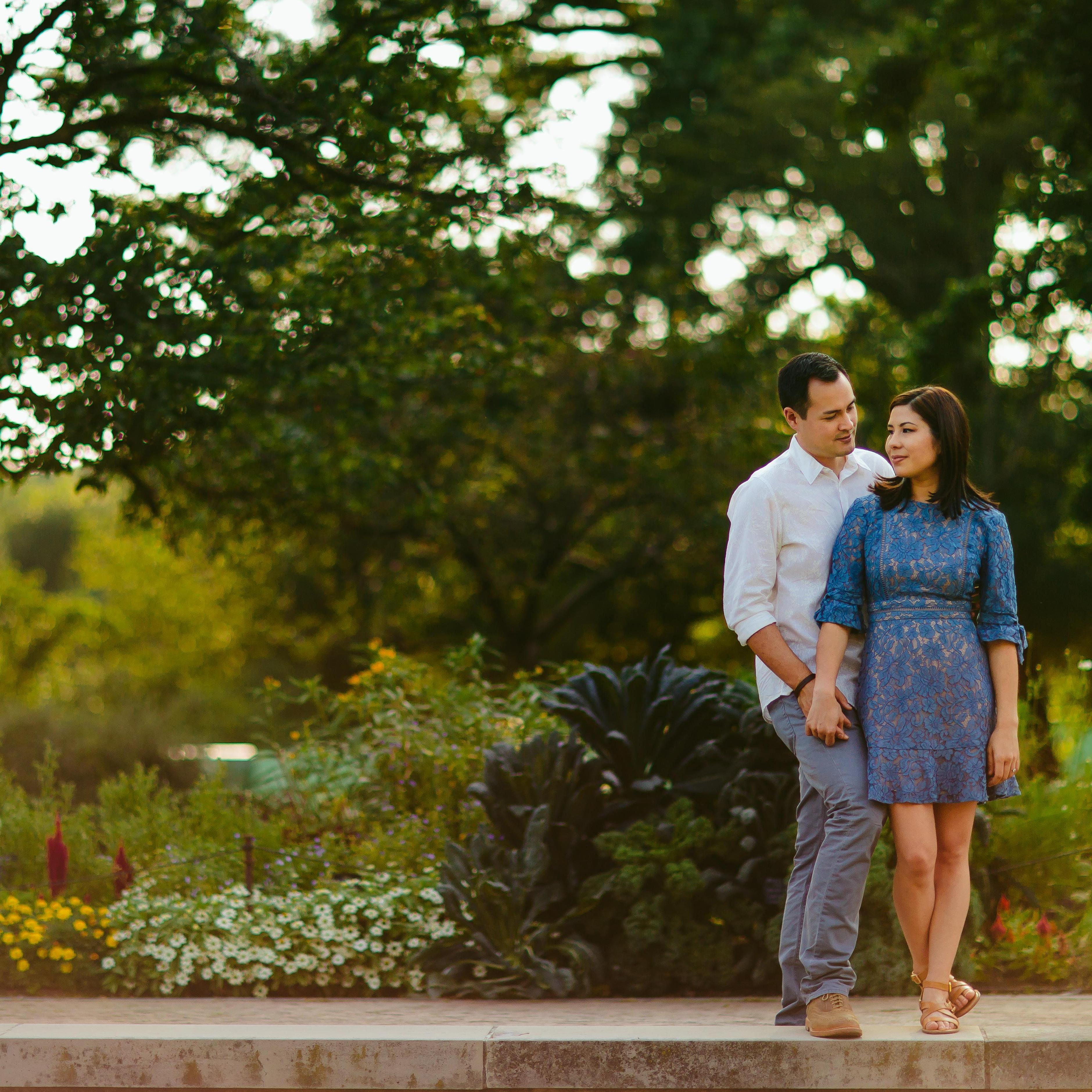 Our second date was at the Brooklyn Botanic Gardens.