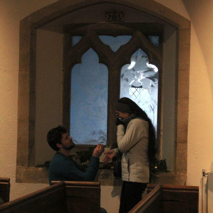 "Magdalene, will you marry me?"