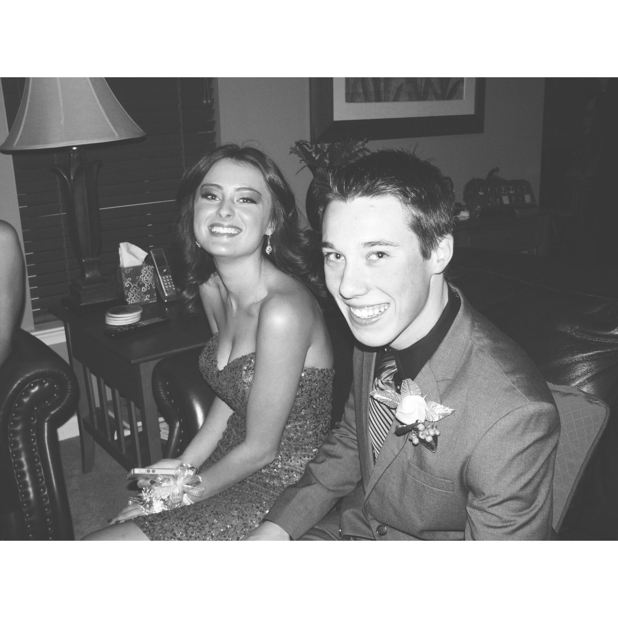 High school senior homecoming