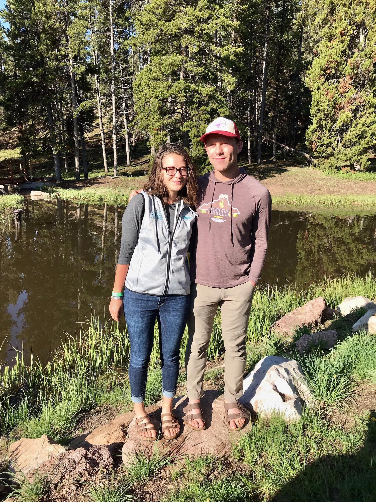 Our first picture after we told our families Matt popped the question.