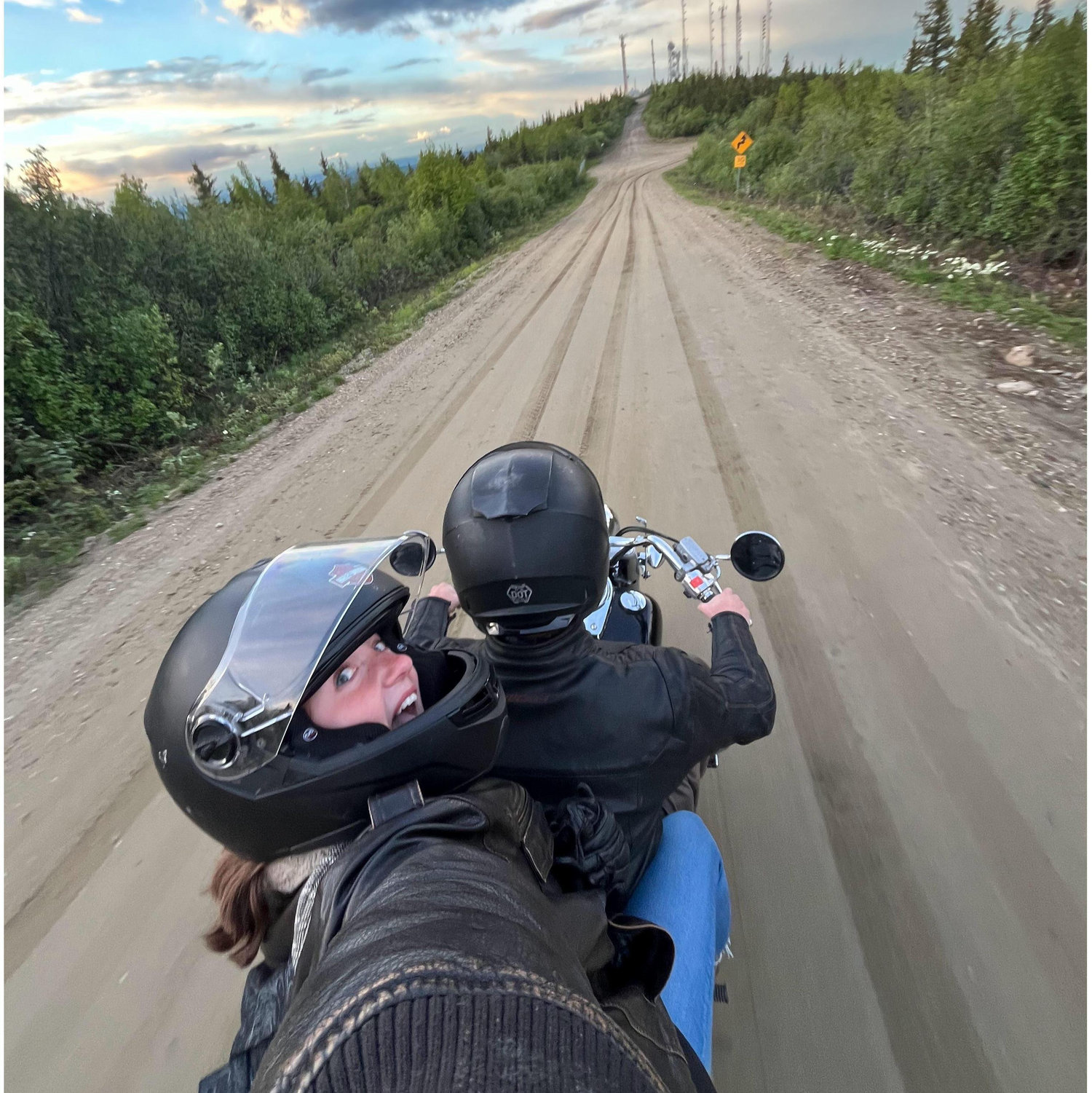 ian took katie on MANY motorcycle rides early in their relationship.