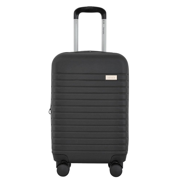 kensie 22" Graceful Hardside Carry-On Luggage, Black