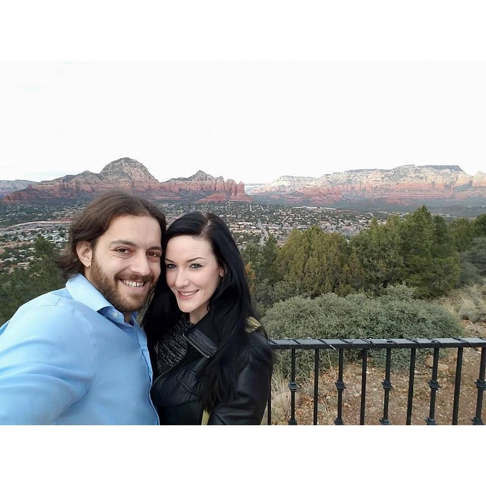 Checking out wedding venues on our second trip back as an engaged couple.