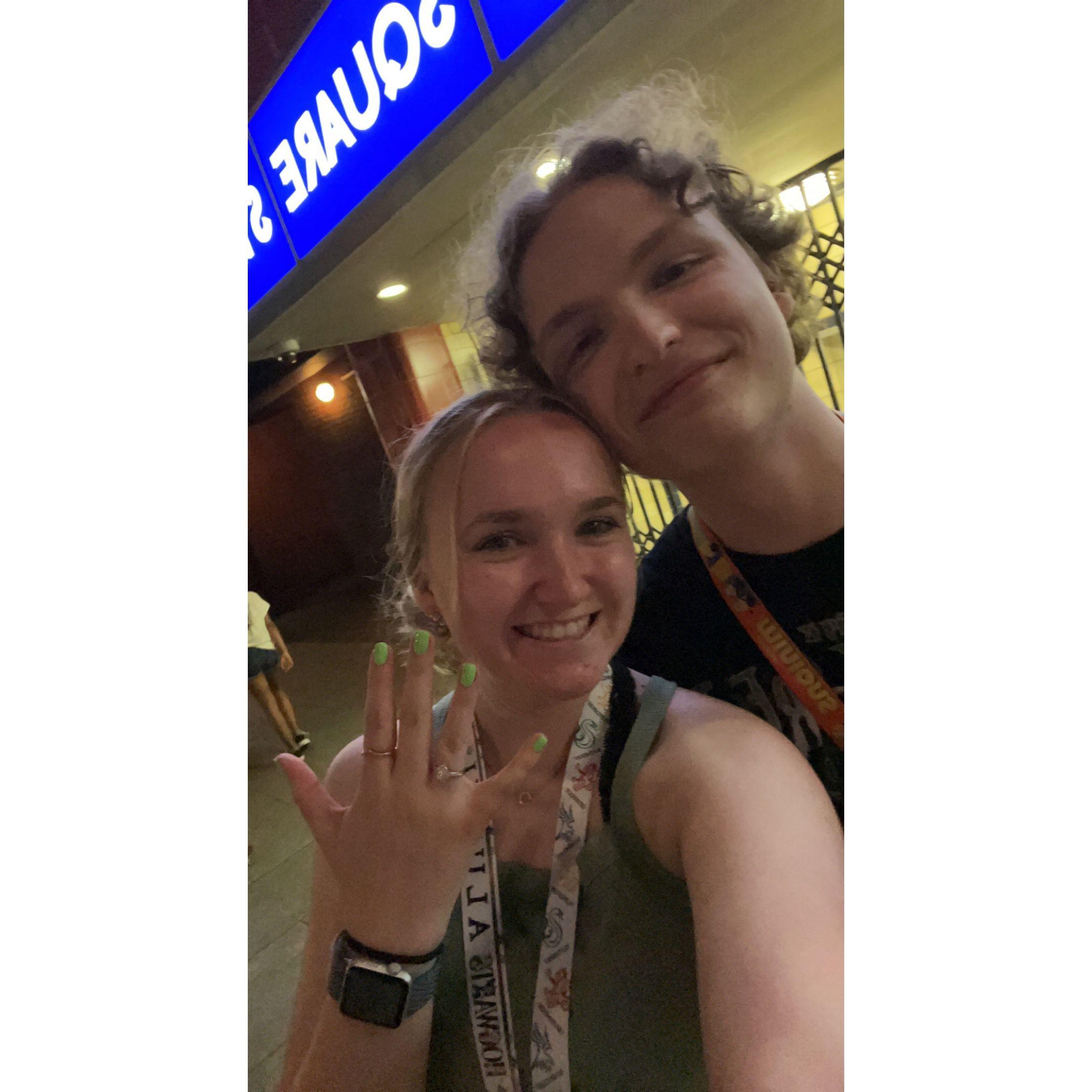 We got engaged! May 14, 2022