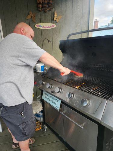 Grill Brush w/ Scraper