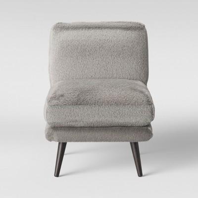 Harper Faux Fur Slipper Chair Gray - Project 62&#153;