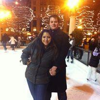 Our first date! Eight years has brought us a lot of things.