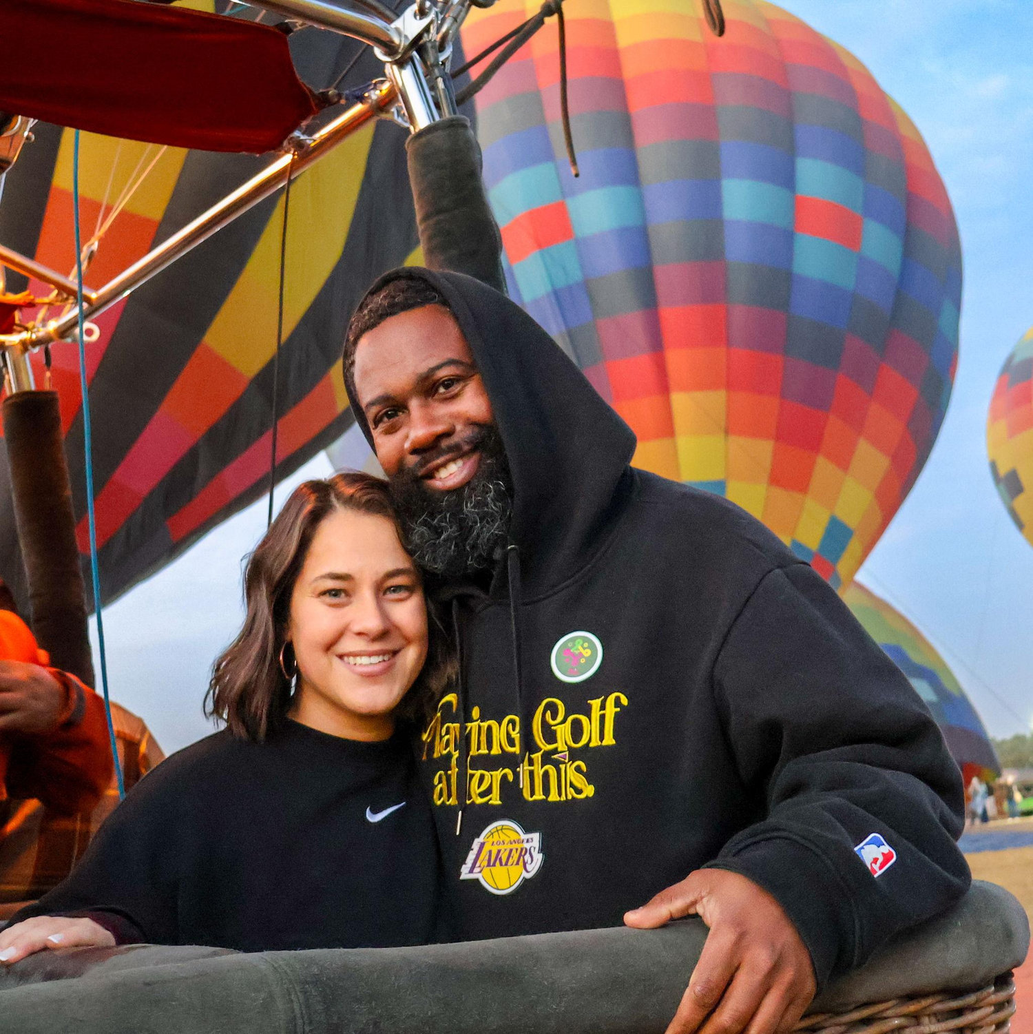 Our first hot air balloon ride! Over the Teotihuacan pyramids in Mexico 2025