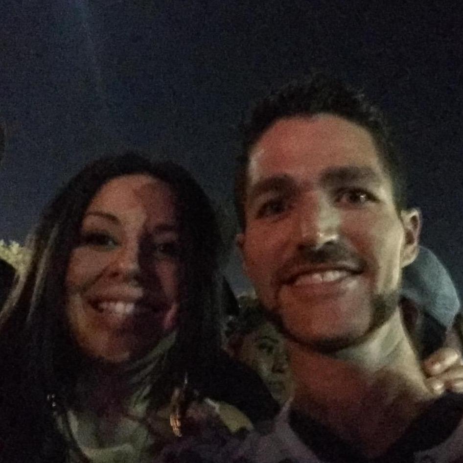 Here we are at a Slightly Stoopid concert together in Sept 2015. Every time we go to San Diego--and every time I do something slightly stupid--she's still always so happy to be by my side.