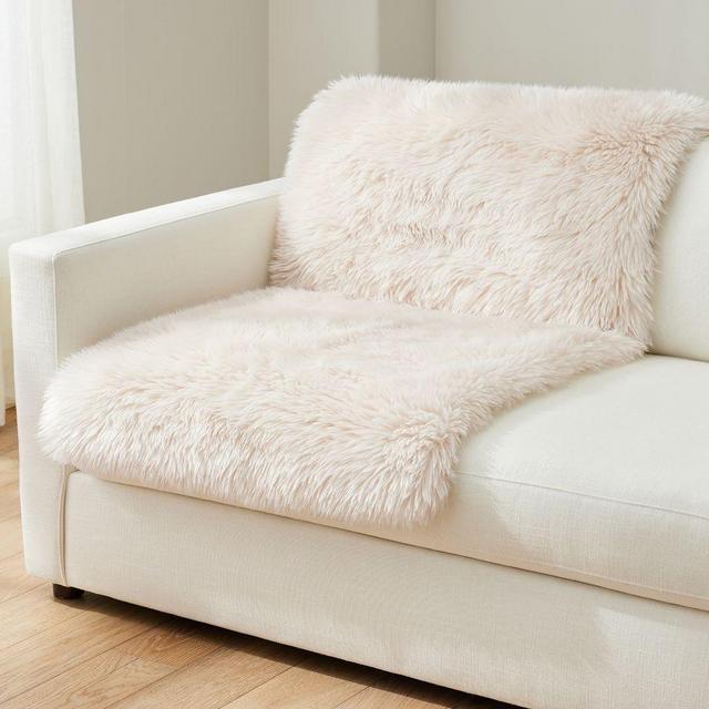Luxe Fur Pet Throw - Ivory