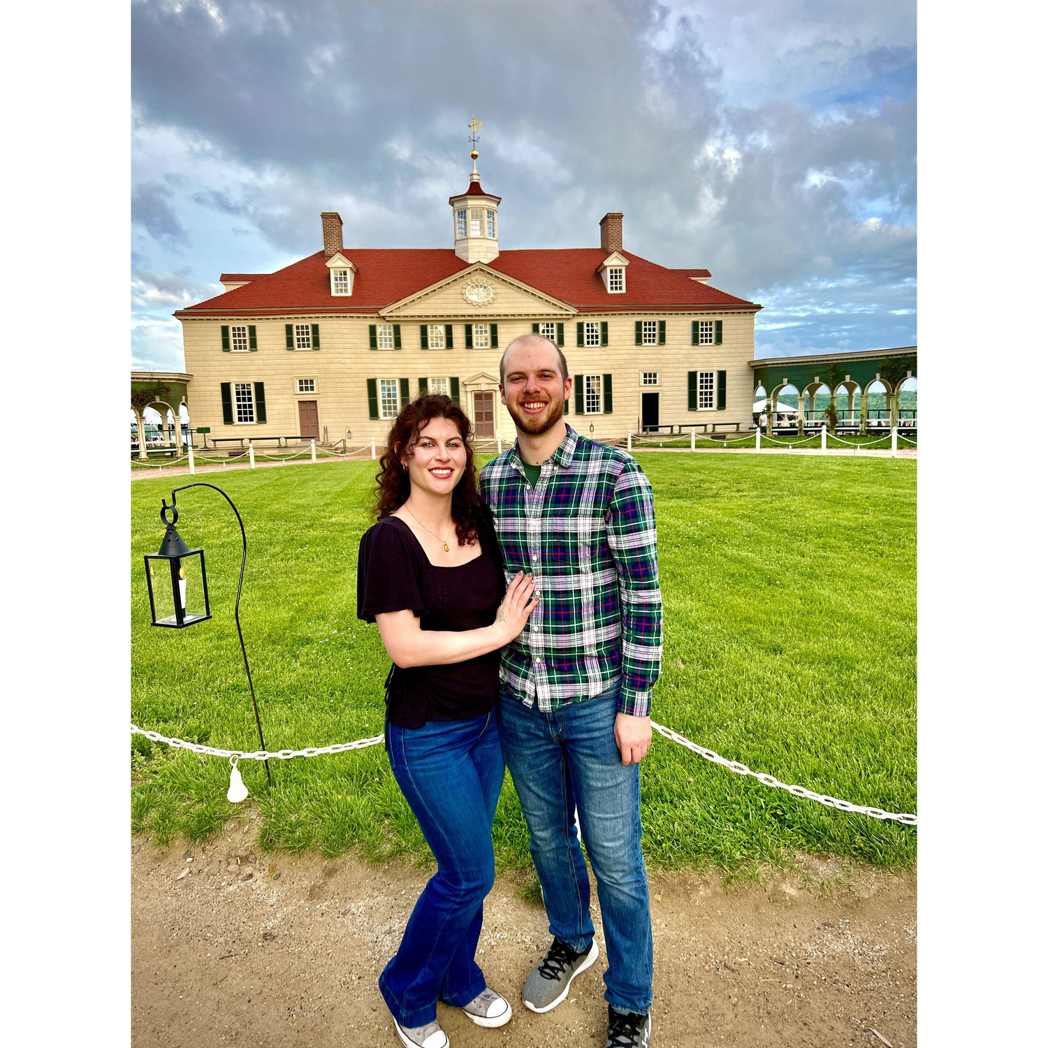 One of our first dates - George Washington's Mount Vernon