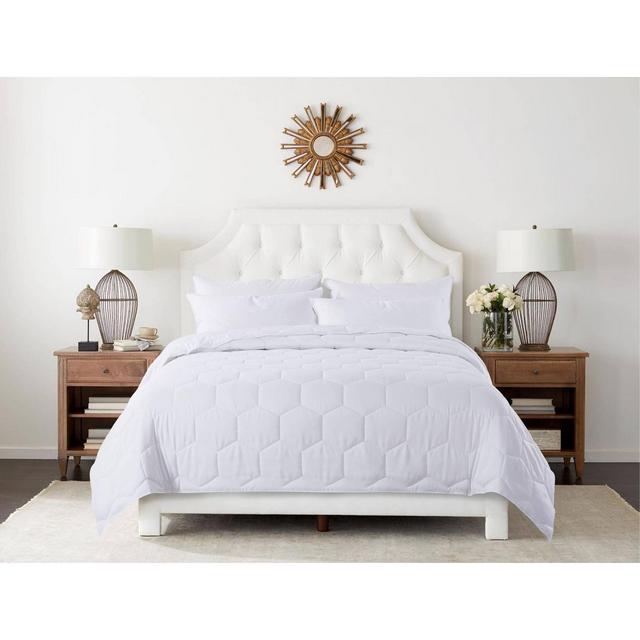 King Honeycomb Down Alternative Duvet Insert White - St. James Home