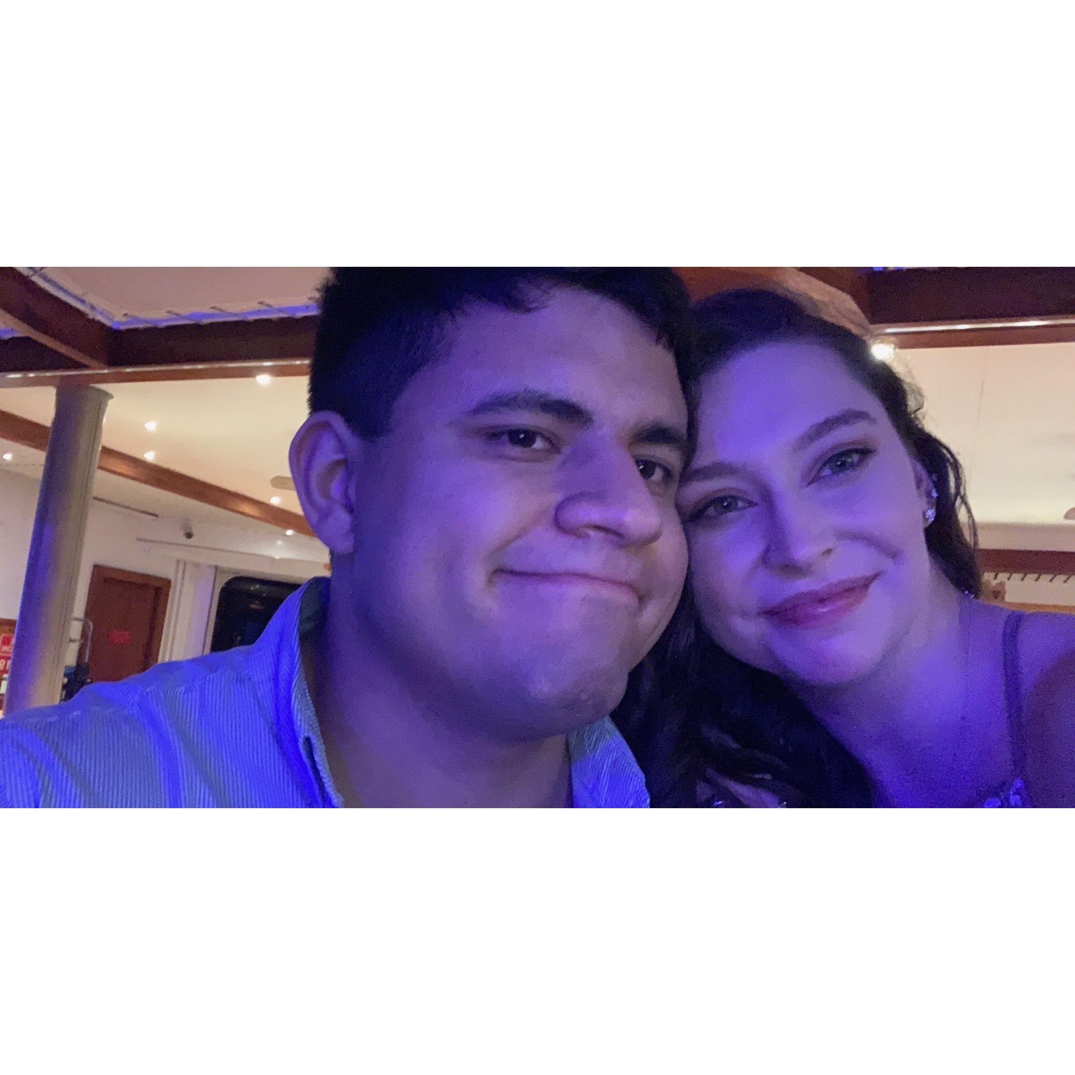 From our first cruise together in December 2019. Rene surprised Caroline with it for her 21st birthday.