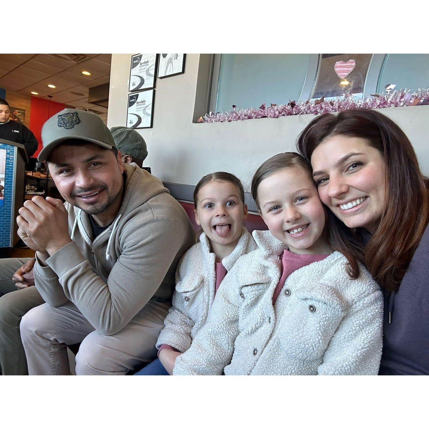 Breakfast with our favorite little girls!