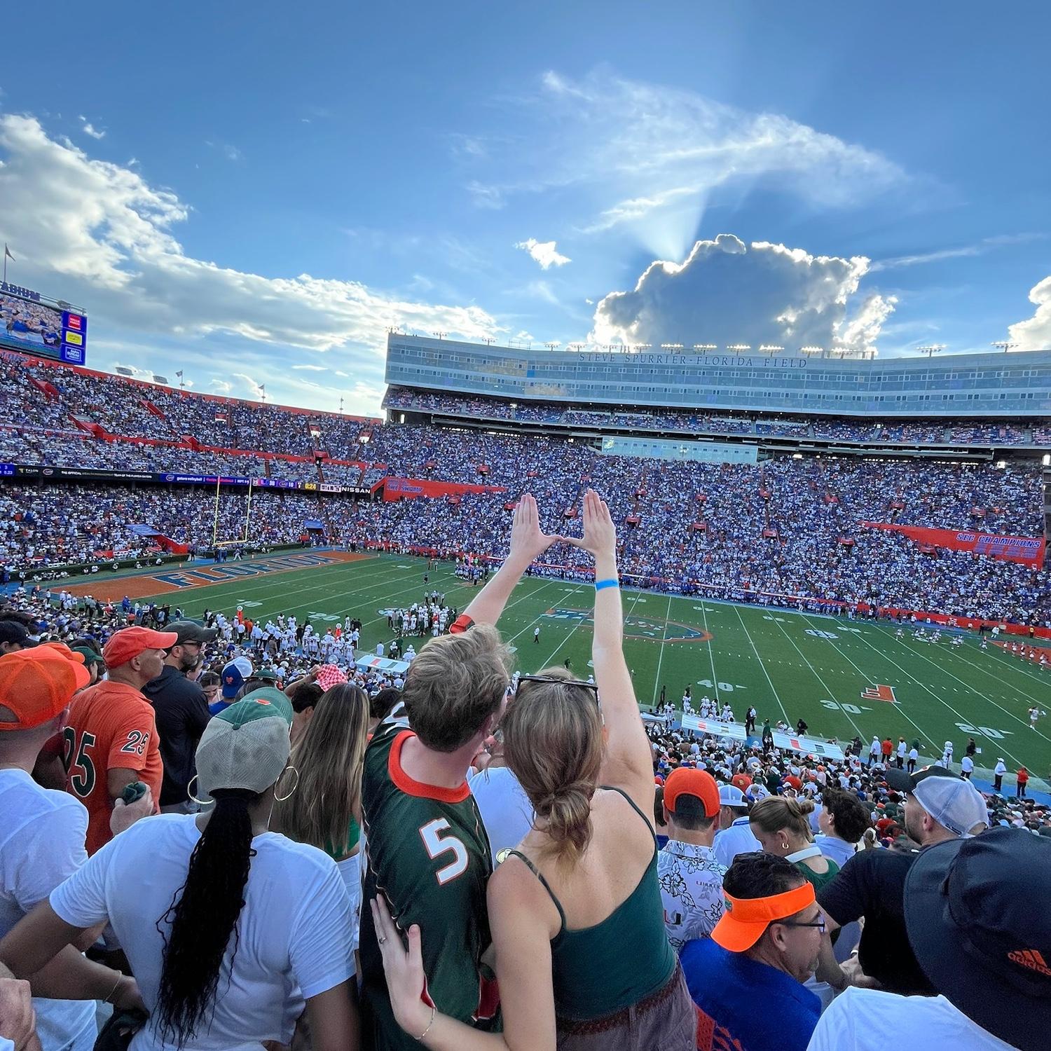 Miami vs. Florida
It’s all about the U