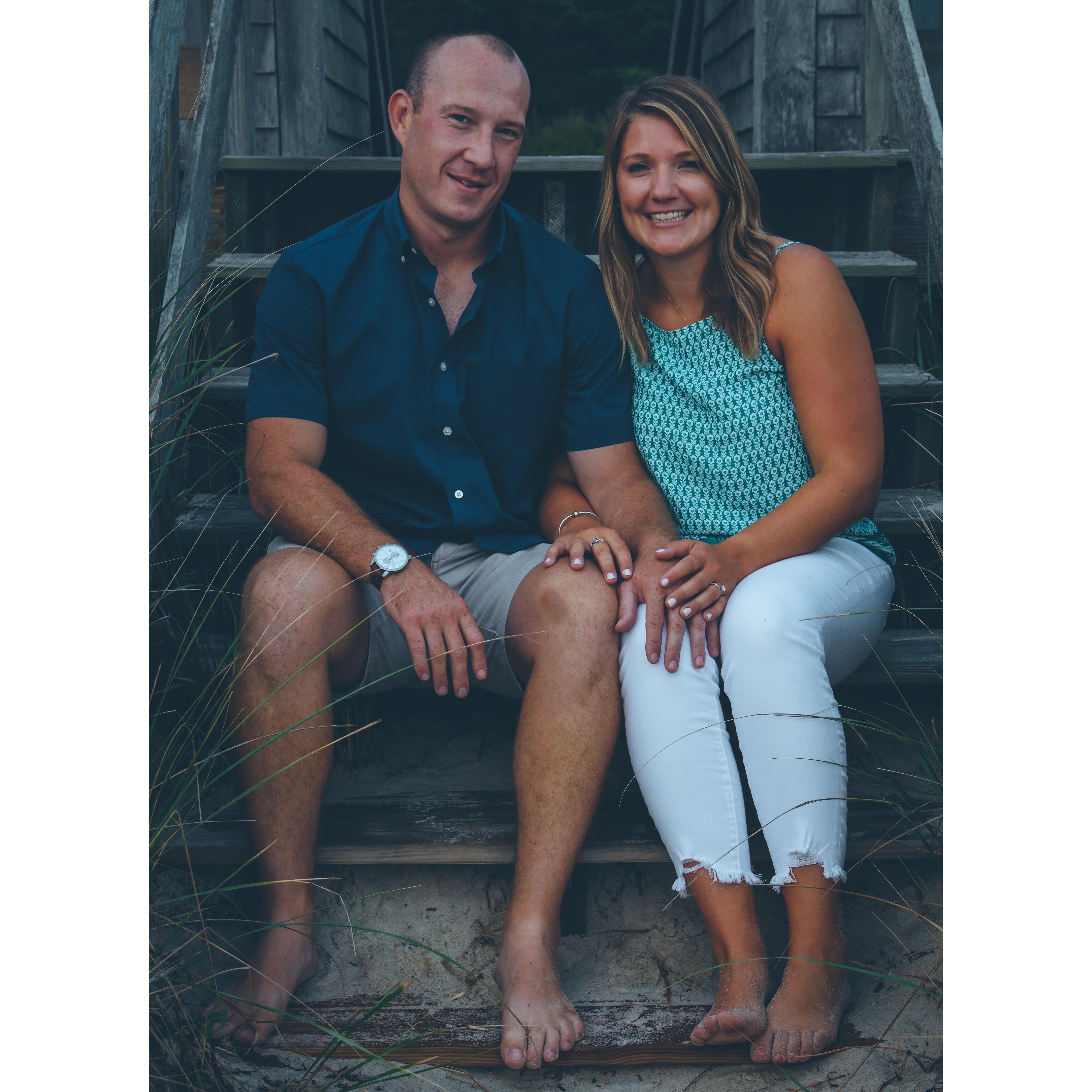 Engagement Pictures - Nobska Beach, August 2020