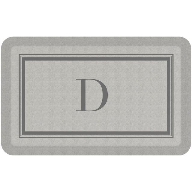 GelPro® NewLife® Designer Comfort 20" x 32" Monogram Letter D Kitchen Mat