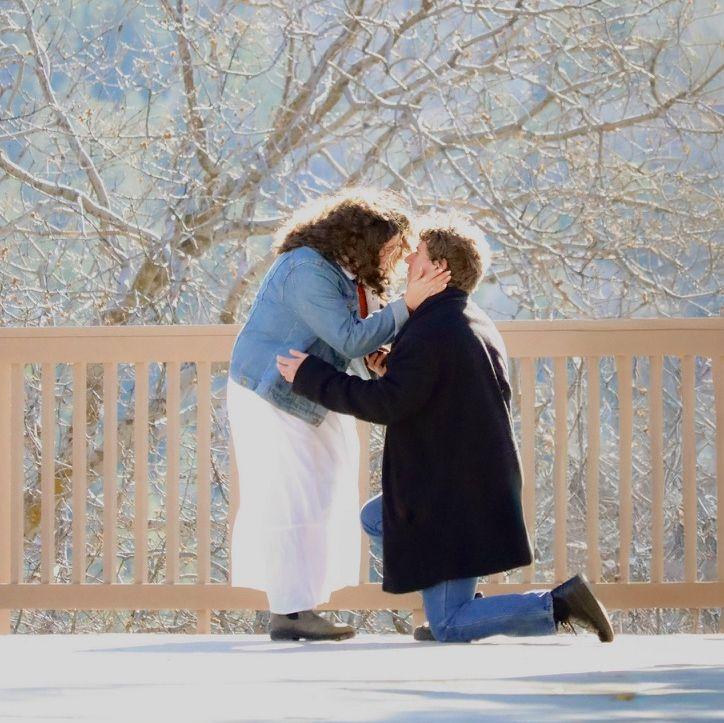 The moment Angie said "Yes"