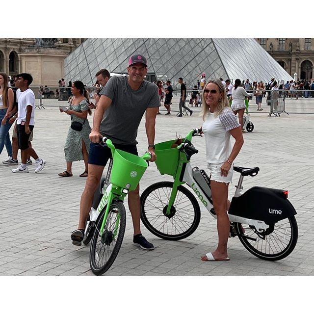Lime biking through Paris (August 2022)