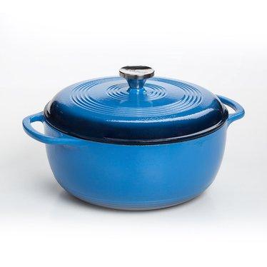 Lodge Enameled Cast Iron 6qt. Dutch Oven- NAVY BLUE