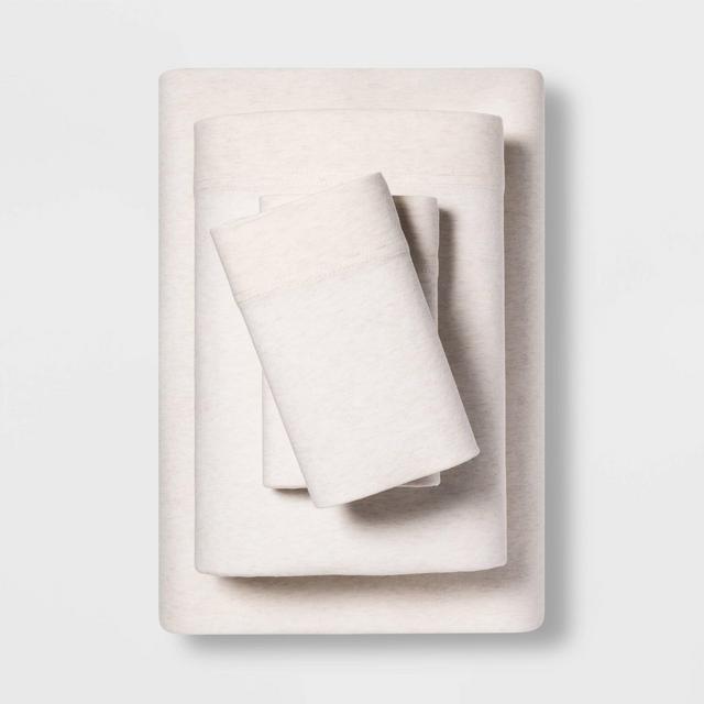Full Jersey Blend Sheet Set Beige - Project 62™ + Nate Berkus™