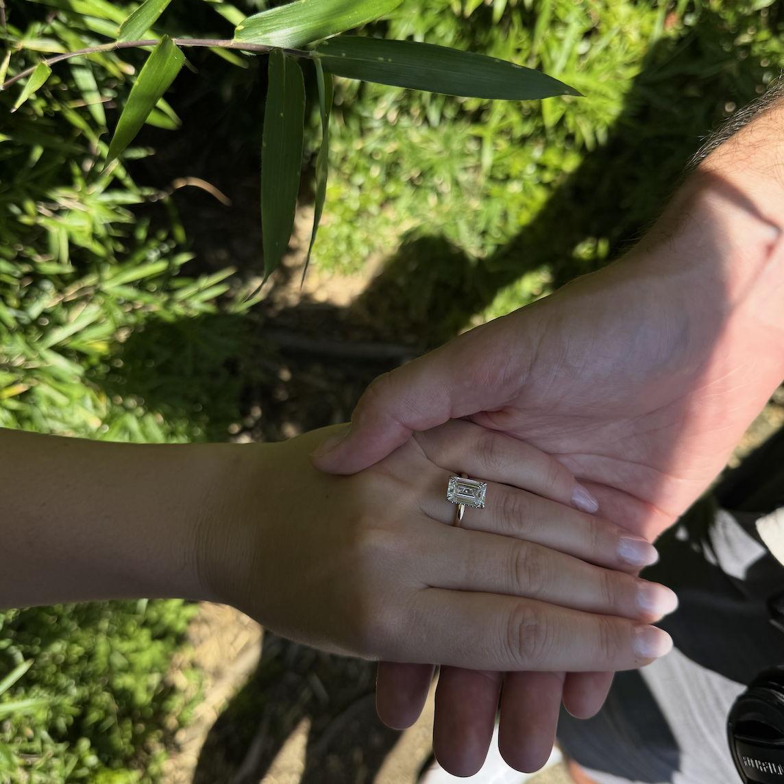 She said yes!