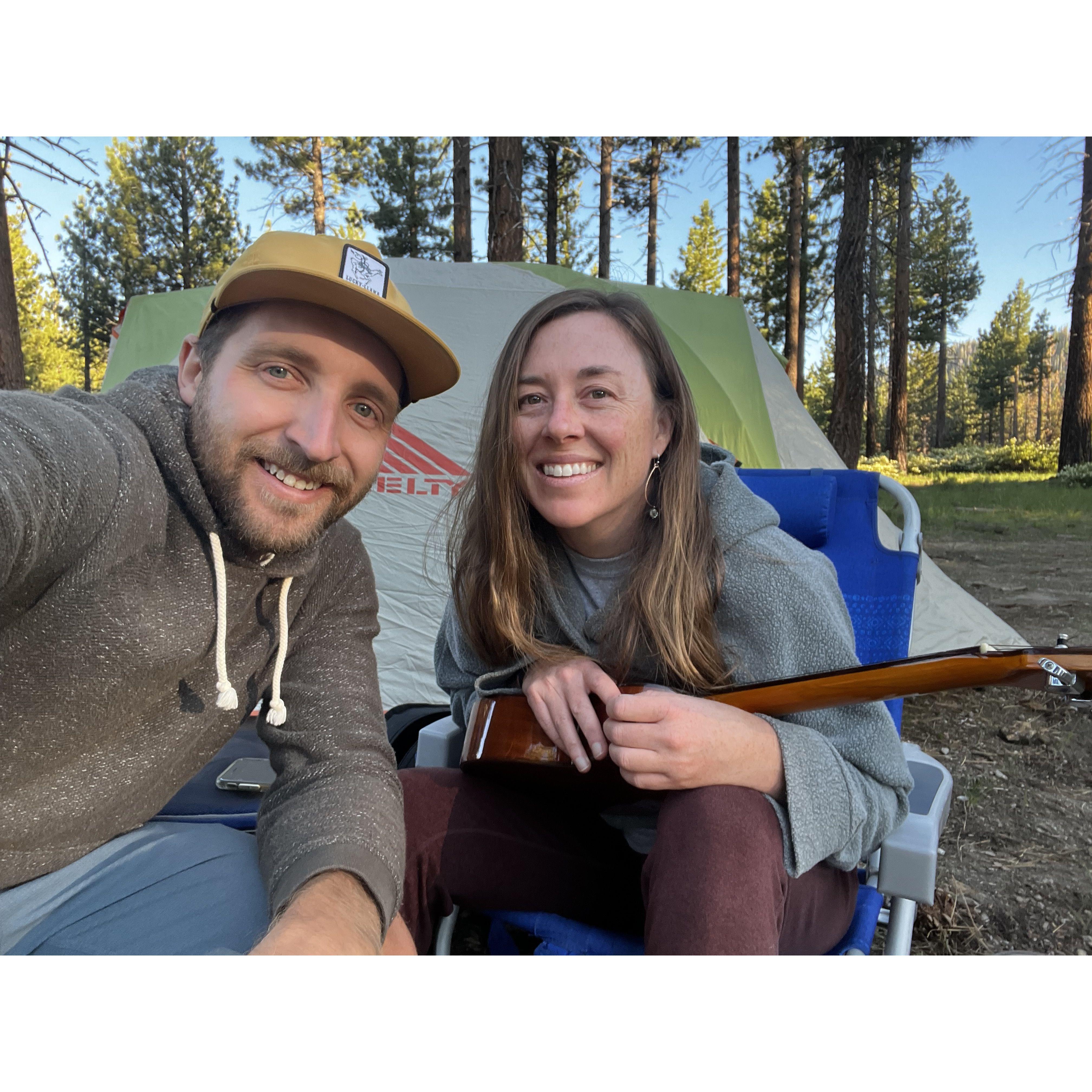 Camping in Mammoth :)