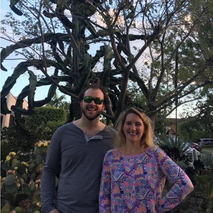 From the week we started dating. Look at that cactus!!