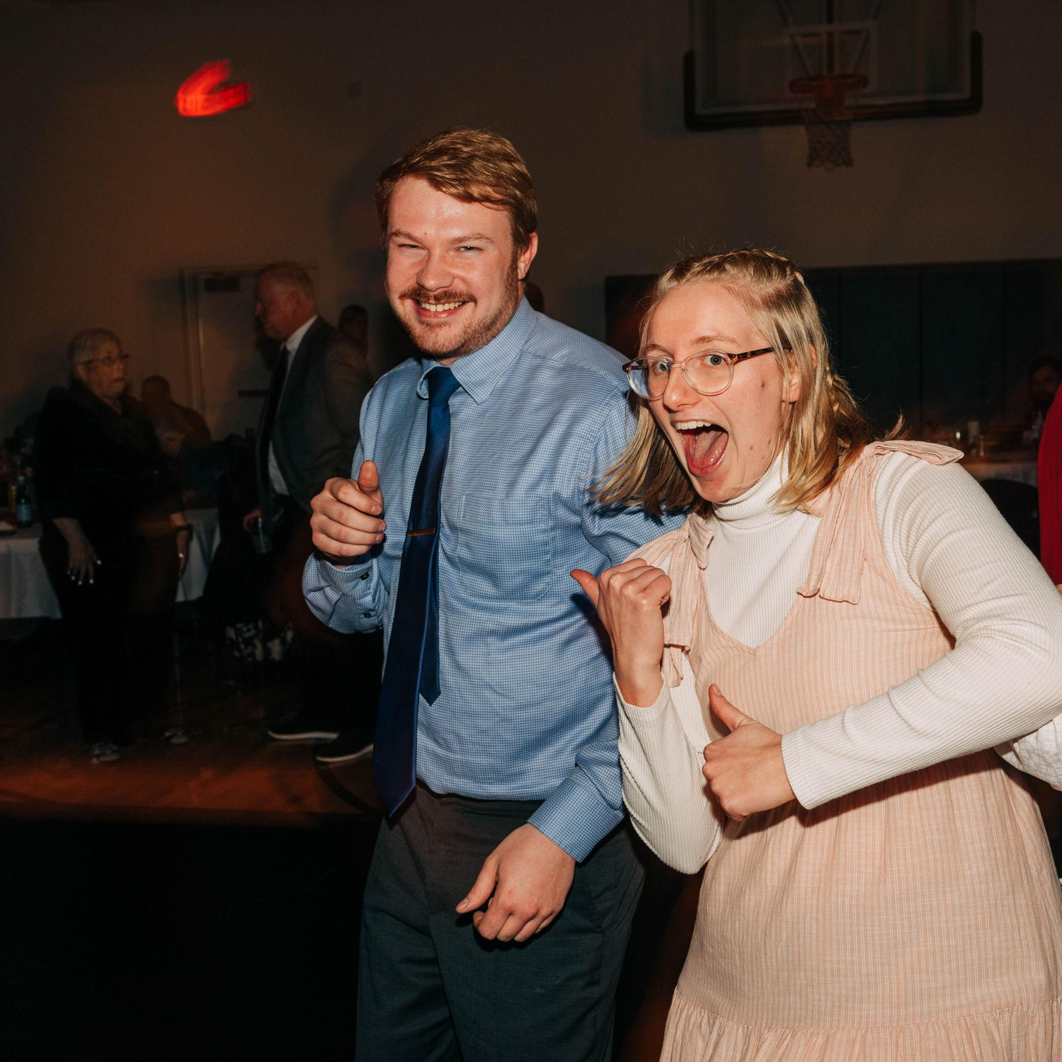 Yet another wedding together! Dance it UP!