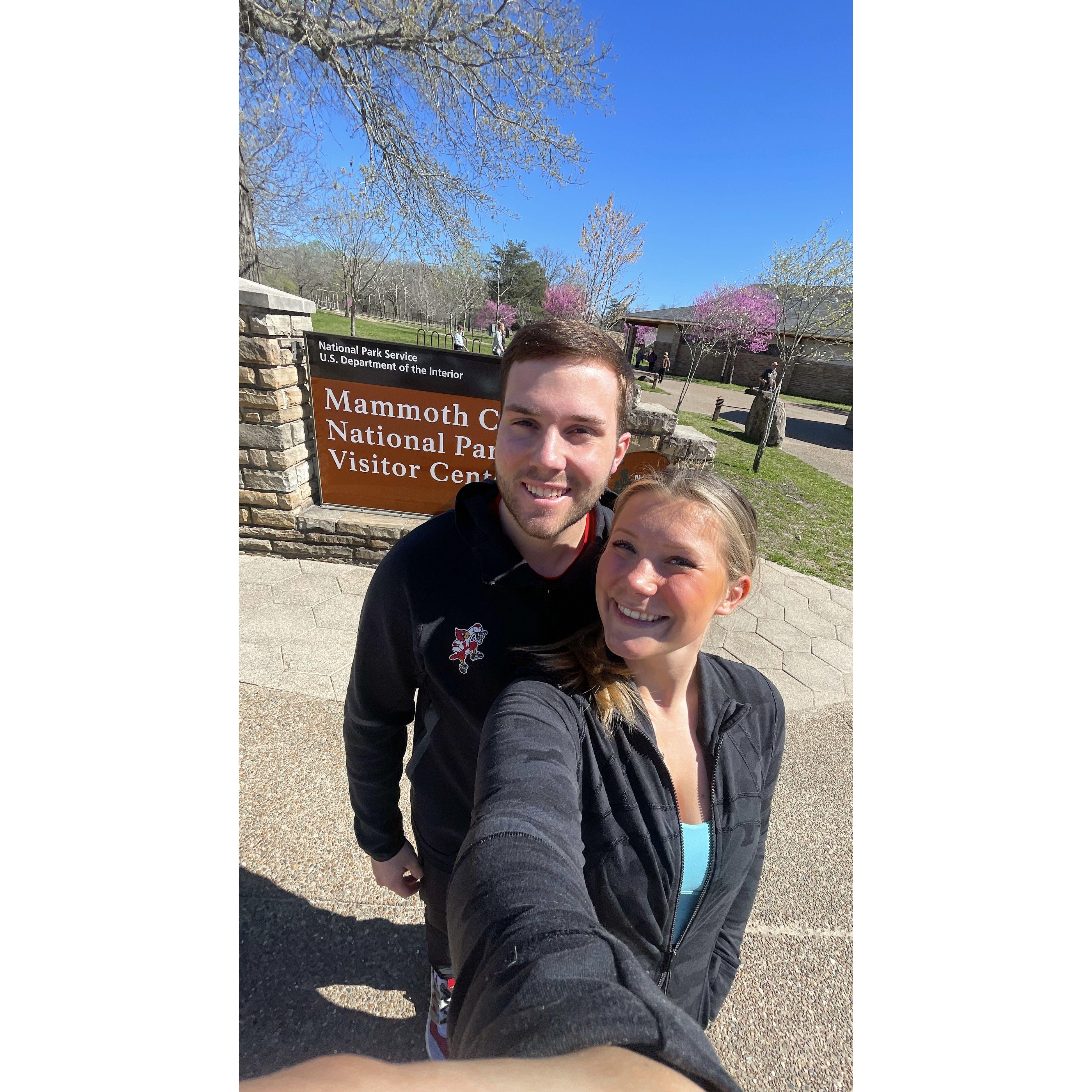 Exploring Mammoth Cave for their 5 years