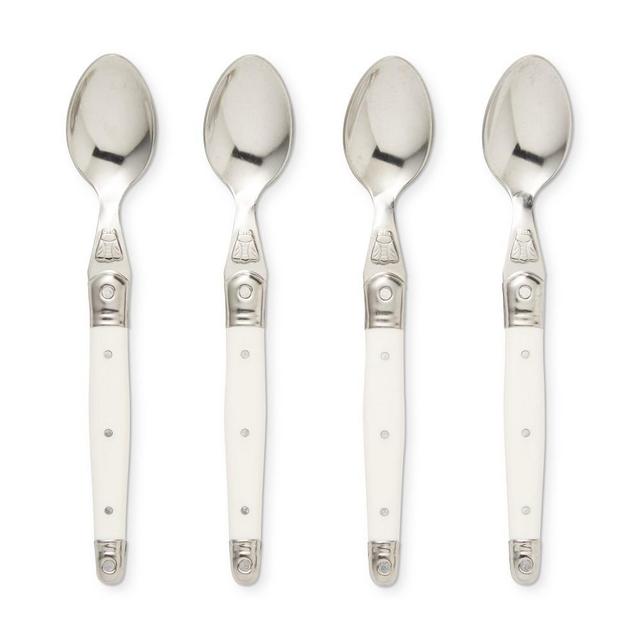 Jean Dubost Laguiole Mocha Spoons, Set of 4, Ivory