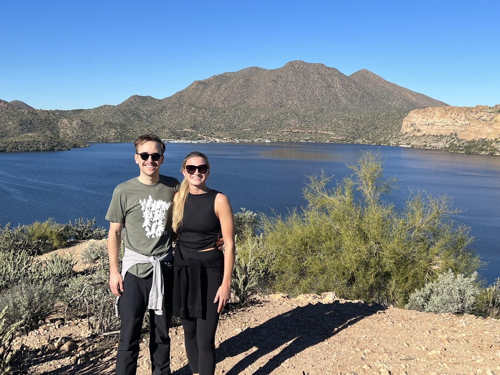 Hiking in AZ, January 2022.