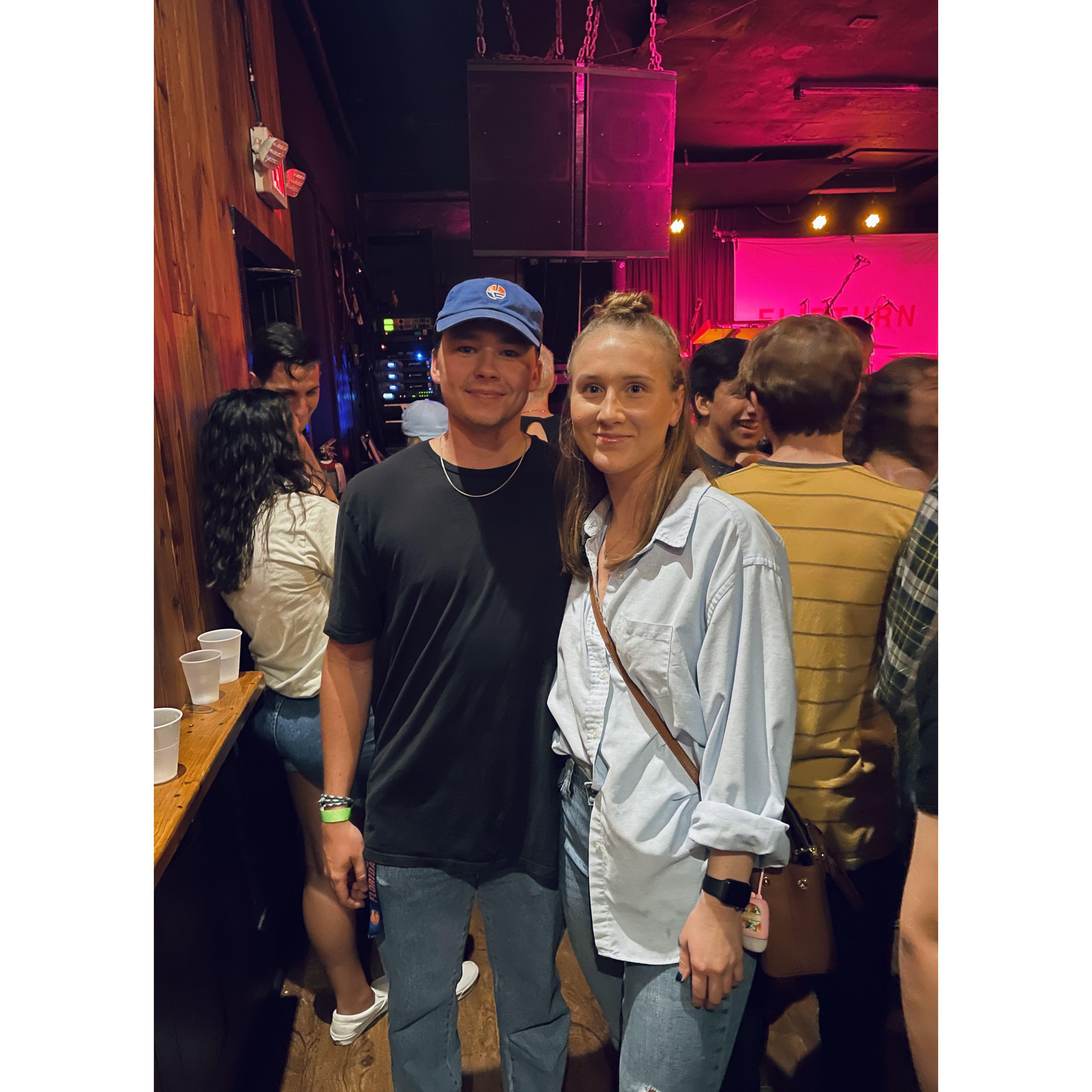 Ben surprised Becca with tickets to see on of their favorite bands, Flipturn