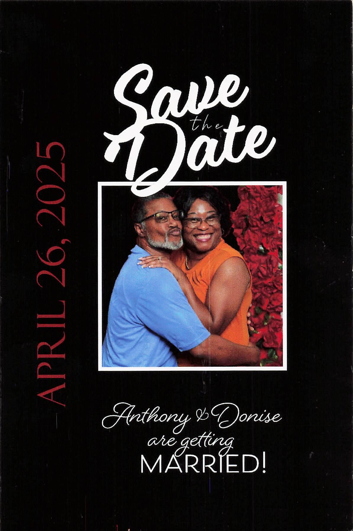 The Wedding Website of Donise Benton and Anthony Lee