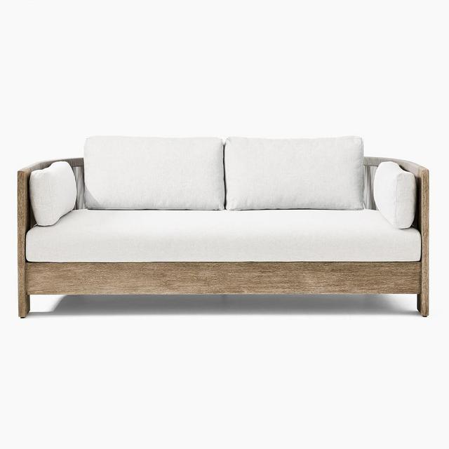 Porto Collection Driftwood + Warm Cement Cord Sofa