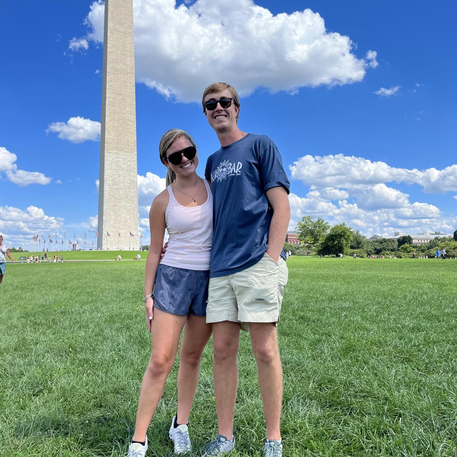 Our second date! Bradley took Bev around the monuments in DC!